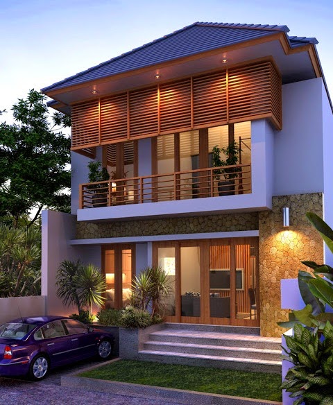 Gambar Desain Rumah  Sederhana Modern  Berbagai Type 21 