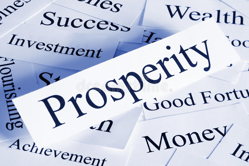 What is the meaning of prosperity? How does it differ from possession of wealth? Explain with examples. or Differentiate between prosperity and wealth with examples.