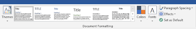 Document Formatting