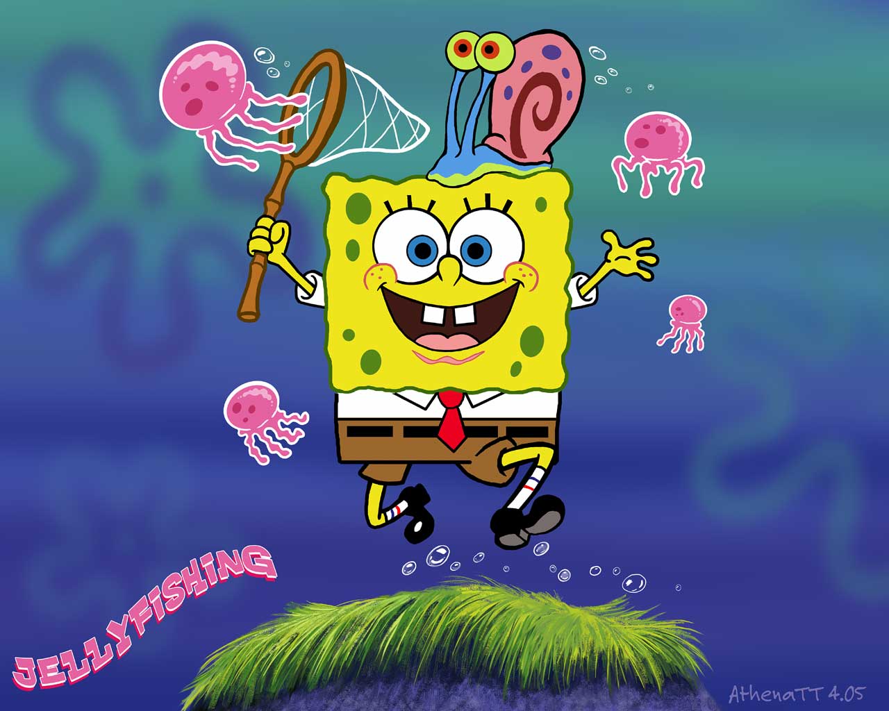 Gambar Animasi Spongebob Keren