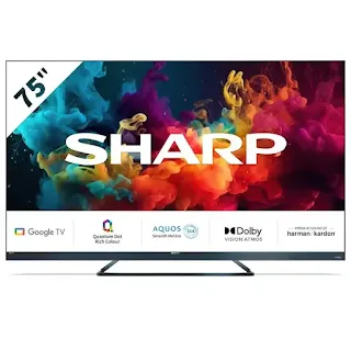 Sharp 75-инчов 4K Ultra HD Smart TV с 144Hz и Quantum Dot технология