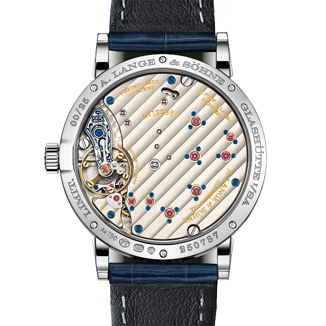 The A. Lange & Söhne Calibre L121.2 of the Little Lange 1 Moon Phase 25th Anniversary