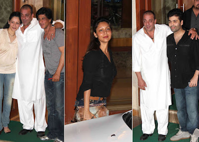 SRK's private dinner with Sanjay Dutt Photos