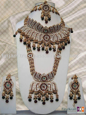 Indian Kundan Wedding Jewellery Set