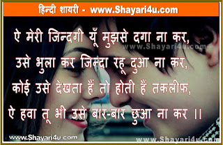 Love Hindi Shayari - Ae Meri Zindagi