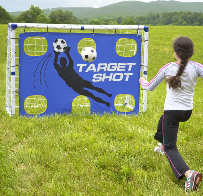 Portable 3-in-1 Pro-style Soccer Trainer Goal