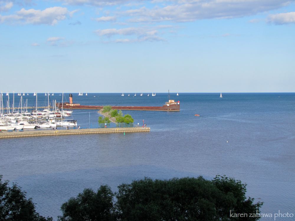  : Boating Mississauga ~ Port Credit Harbour Lake Ontario Mississauga