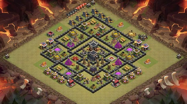 Base COC TH 9 Terkuat