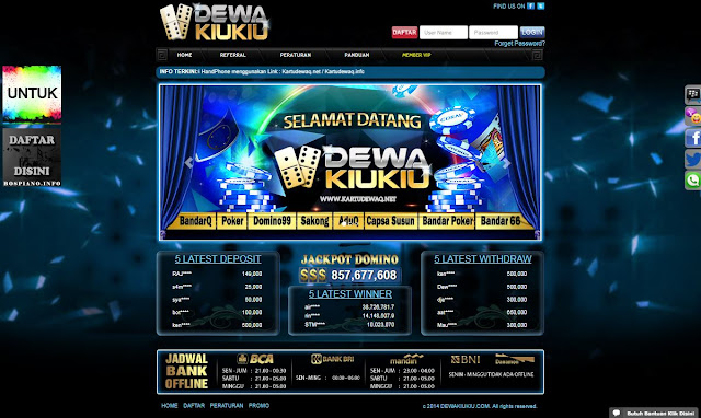 Cara Daftar Situs Uang Asli DEWAKIUKIU (MODE DESKTOP)