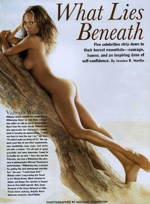 Vanessa Williams Nude in Allure Magazine's Look Better Naked Pictorial