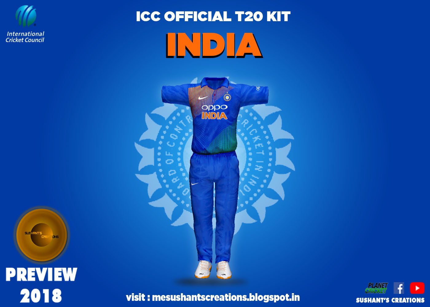 Indian T20 Kit 2018 19