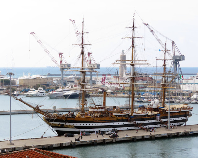 Training ship Amerigo Vespucci, Port of Livorno