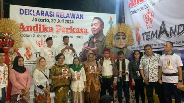 Relawan temAndika Berikan Dukungan untuk Andika Perkasa di Pilgub Jakarta 2024