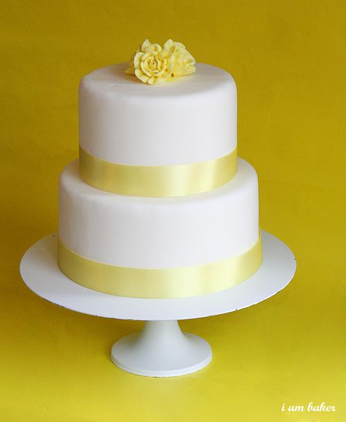 yellow and green wedding cakes