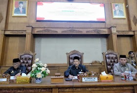 DPRD Muaro Jambi Gelar Paripurna Pandangan Fraksi terhadap Dua Ranperda 2023