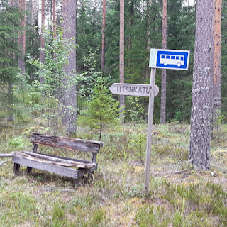 Iitankadun bussipysäkki, Palsina, Jämsä