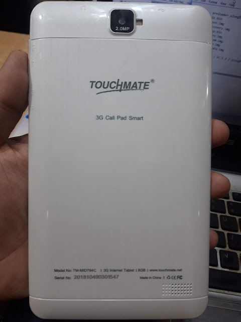 TOUCHMATE-TM-MID794C Flash File Firmware MT6580 7.0 Hang Logo & Dead Fix Stock Rom 100% Tested 