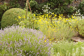Summer flowers at Caste Acre Priory