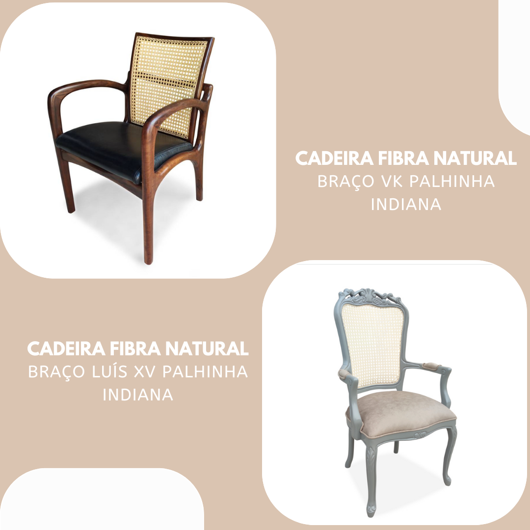 Cadeiras de Fibra Natural