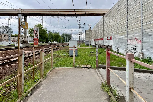 пешеходный переход через железнодорожные пути Горьковского направления Московской железной дороги