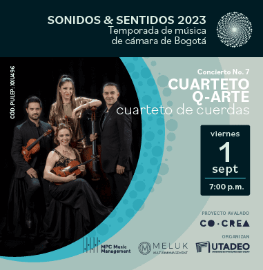 RECITAL de Cuarteto Q-Arte en Bogotá 2023