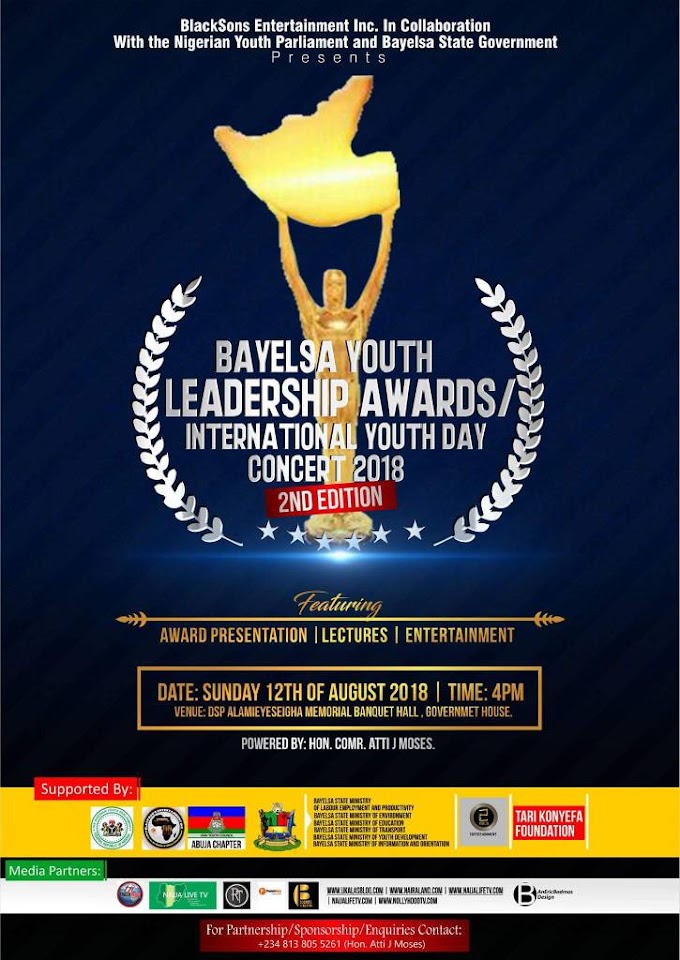 Bayelsa Youth Leadership Awards/International Youth day Concert 2018 (2nd edition )