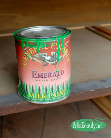 general finishes emerald green water based milk paint roadside rescue dresser makeover before and after