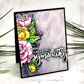 #cardbomb, maria willis, #honeybeestamps, #stamp, #ink, #paper, #papercraft, #craft, #create, #art, #diy, #color, #watercolor, #flower, #birthday, 