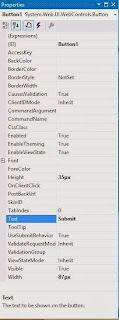 Properties window in vs2013