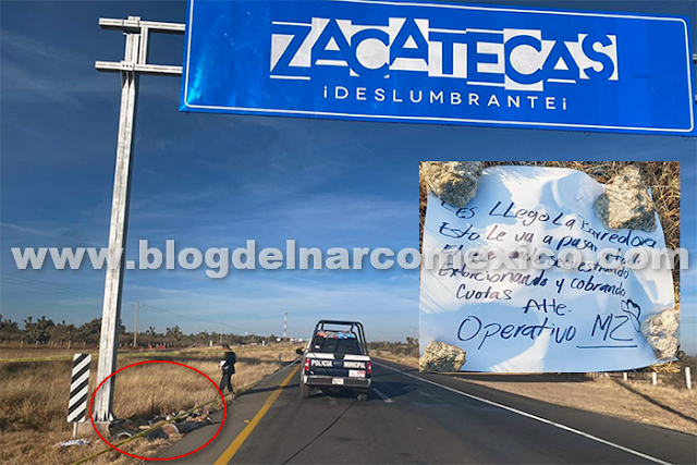 En la guerra por Zacatecas Sicarios del Mayo Zambada, levantan a 7 del CJNG los ejecutan y los apilan con un Narcomensaje