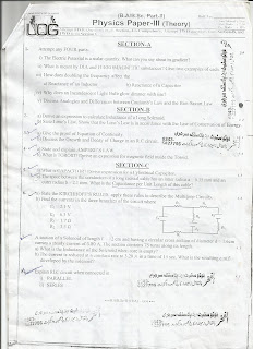 Electricity And Magnetism BSc Physic Past Paper