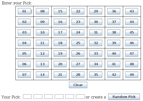 Canadian Lottery Numbers