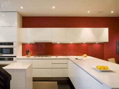 Kitchen With Green Walls