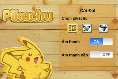 Game Pikachu Ultimate cho iphone