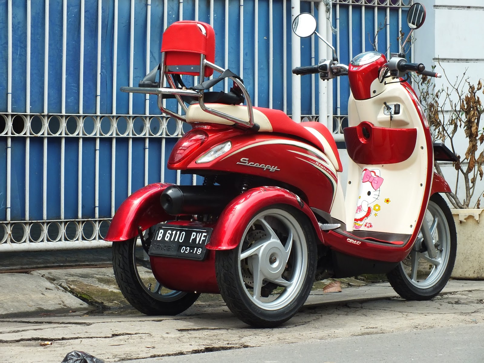 Modifikasi JOK MOTOR JOK HONDA SCOOPE Pesanan MR YUDI Pondok Gede