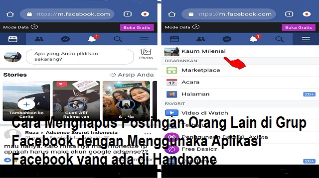 Cara Menghapus Postingan Orang Lain di Grup Facebook