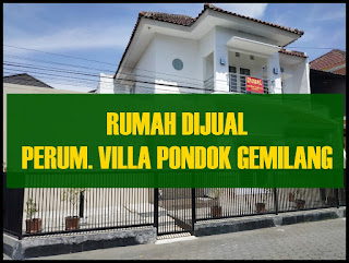 [RUMAH DIJUAL] Bangunan 2 lantai Di Dalam Perumahan, Akses Mudah