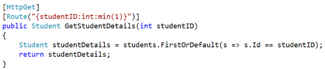 WEB API Route Constraints in Attribute Routing