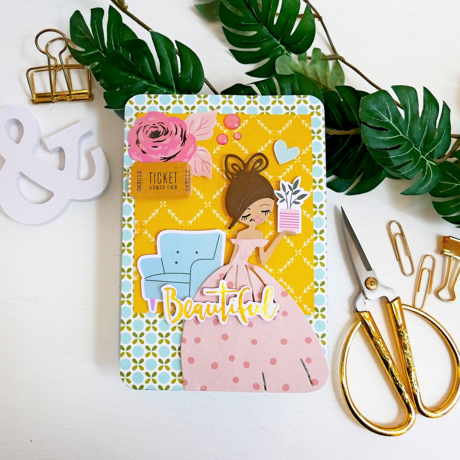 Card o Pagina Pop-up per Scrapbook mini album