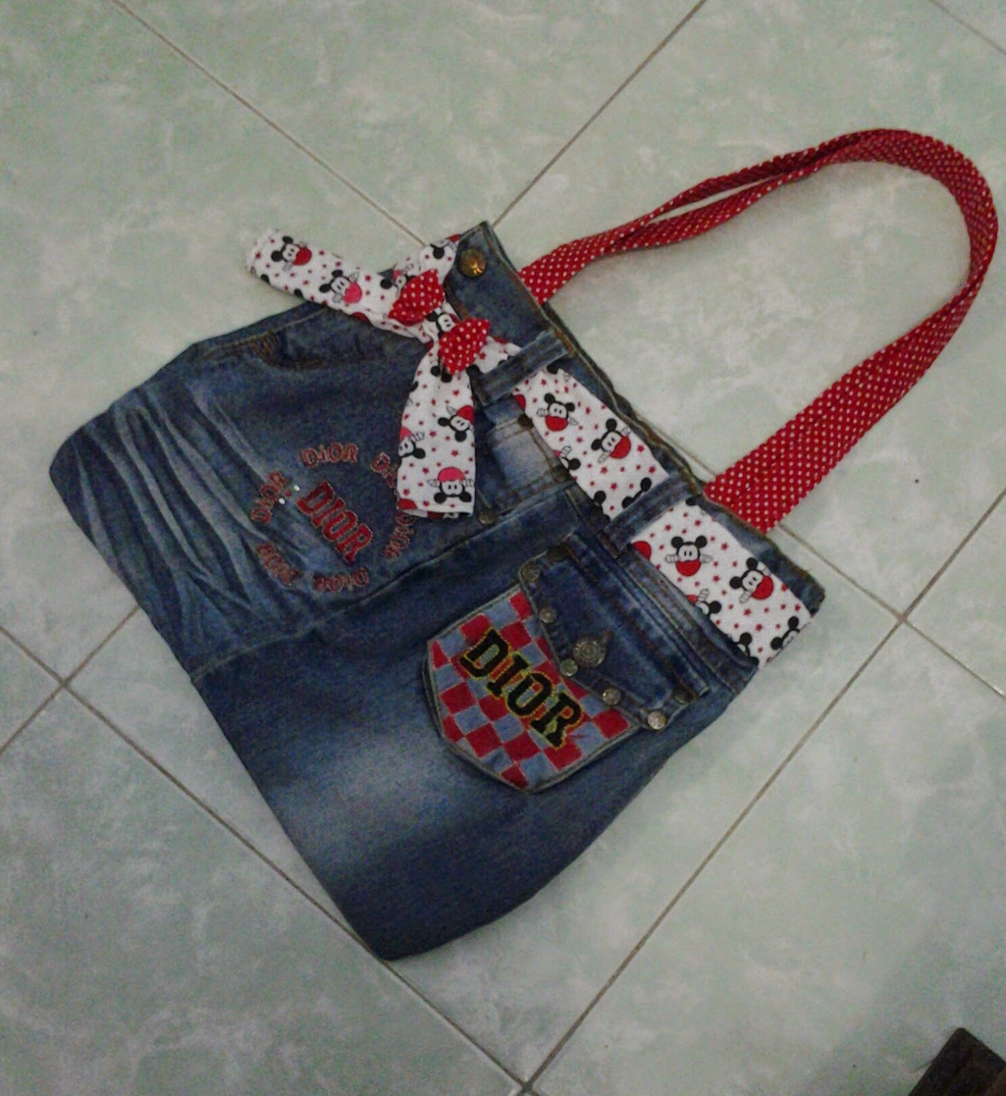 Hobby Dan Kreasi Tas Lucu Dari Jeans Bekas