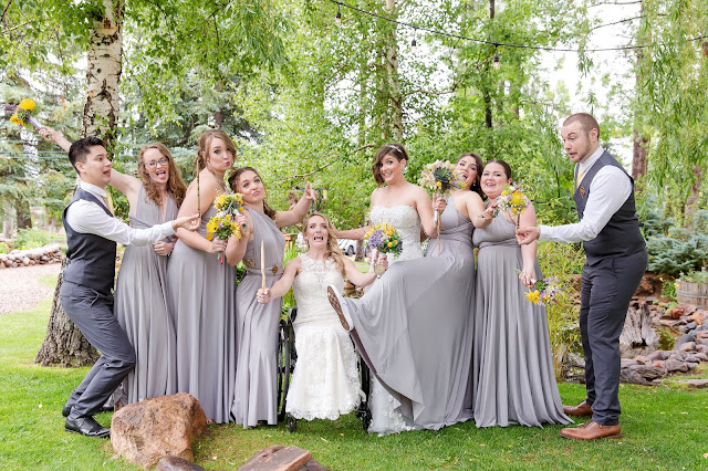 The Greenhouse on Woodland Wedding bridal party by Micah Carling Photography