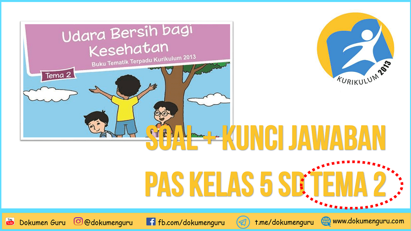 [Soal + Kunci Jawaban] PAS Kelas 5 SD Tema 2 Semester 1 Kurikulum 2013