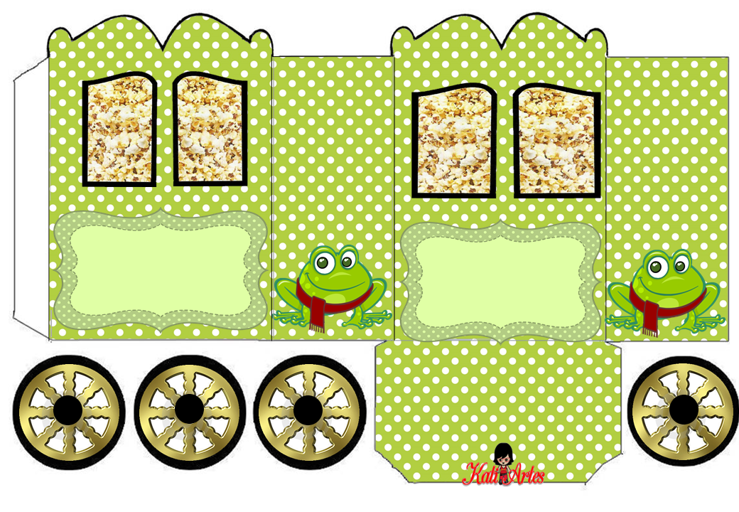 Download Frog Princess Carriage Shaped Free Printable Box Oh My Fiesta In English