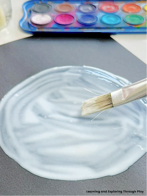 Salt Painting for Earth Day