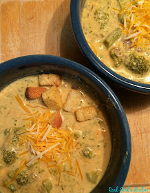 Make this easy broccoli and cheese soup in the crockpot!