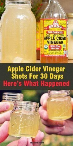 Apple Cider Vinegar Shots For 30 Days Here's What Happened