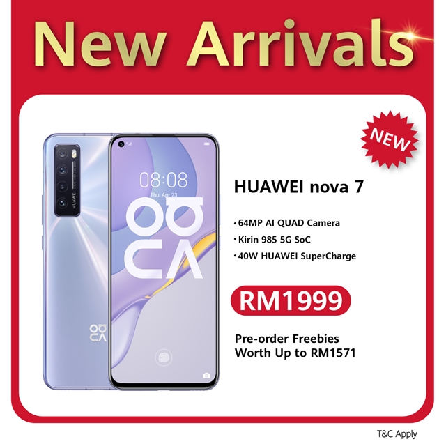 HUAWEI 7.7 Mid-Year Sales, Save More, huawei nova 7, Huawei, Huawei malaysia, tech, lifestyle