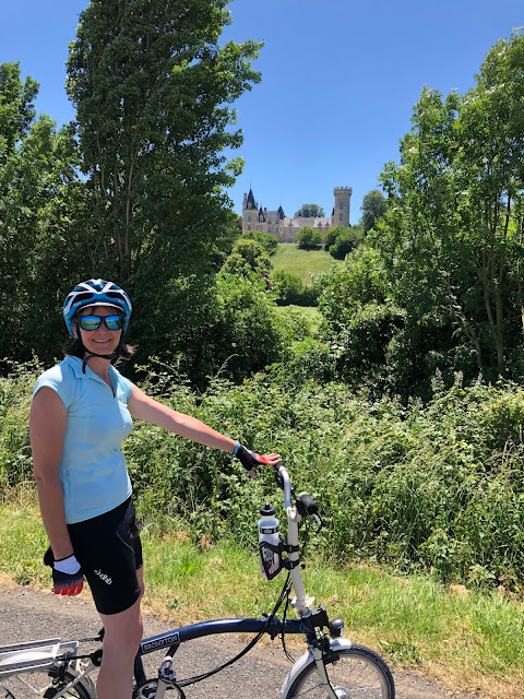 French Village Diaries hello June, hello normal cycling Charente Chateau des Chevaliers de Londigny