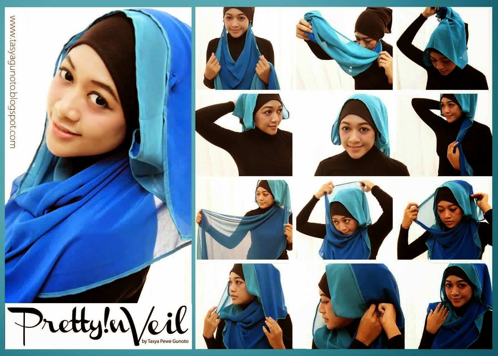 20 Foto Tutorial Hijab Segi Empat Corak Terupdate Tutorial Hijab