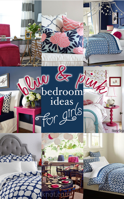 Entirely Eventful Day: Blue and Pink Bedroom Ideas for Girls